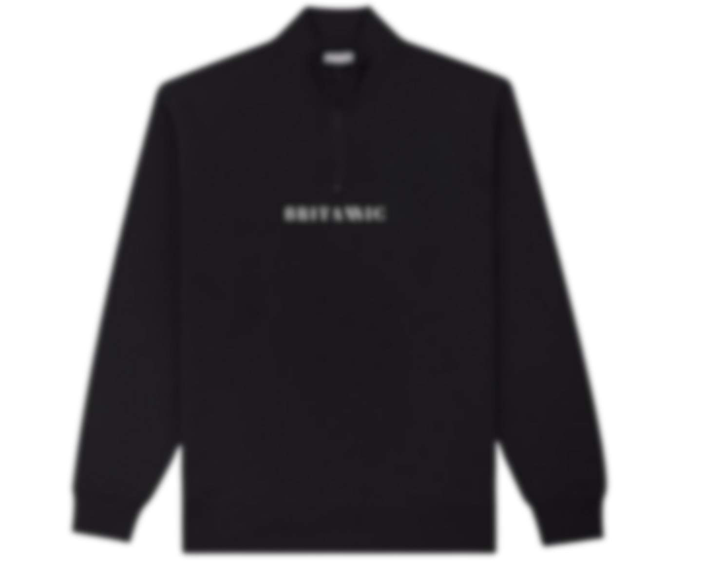 P:BRAVO QUARTER-ZIP - BLACK