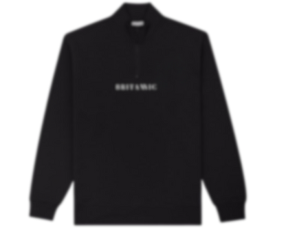 P:BRAVO QUARTER-ZIP - BLACK