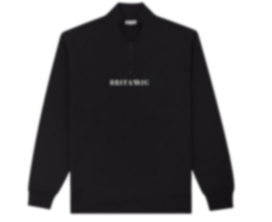 P:BRAVO QUARTER-ZIP - BLACK